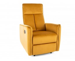 Крісло розкладне NIKOS VELVET карі BL.68