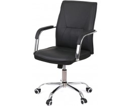 Кресло офисное Аклас Смарт Soft TILT (PU Black)