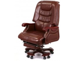 Кресло Аклас Ланселот EX RL (Кожа LC-I Brown/PU Brown)