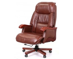 Крісло АКЛАС Галахад EX RL (Шкіра LC-I Brown/PU Brown)