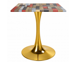 Стол Тюльпан GM квадратный 70*70 см разноцветный верзалит