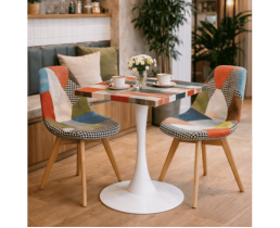 Стол и стулья для маленькой кухни. Набор: Тюльпан+Лорена Р