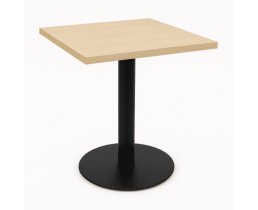 Стіл на одній ніжці квадратний 80*80 см. Ельба Т