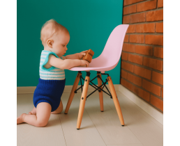 Стул детский Тауэр Baby пластиковый розовый