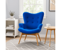 Современное кресло Флорино, синее