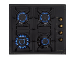 Газовая на стекле варочная панель Perfelli HGG 61724 BL ANTIQUE