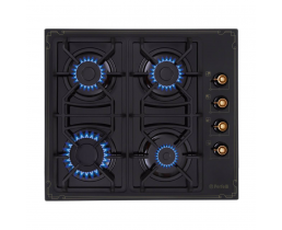 Газовая на стекле варочная панель Perfelli HGG 61524 BL ANTIQUE