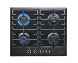 Газовая на стекле варочная панель Perfelli HGG 61023 BL