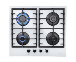 Газовая на стекле варочная панель Perfelli HGG 61423 WH