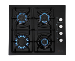 Газовая на стекле варочная панель Perfelli HGG 61124 BL