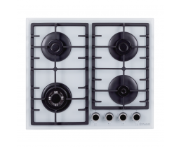 Газовая на стекле варочная панель Perfelli HGG 61223 WH