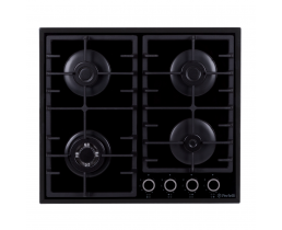 Газовая на стекле варочная панель Perfelli HGG 61223 BL