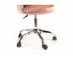 Кресло поворотное ROSE VELVET античная роза BL.52