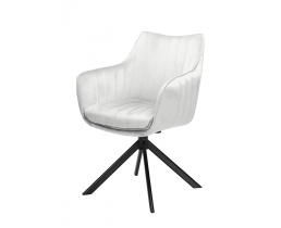 Стул SALVIA черный каркас/светло-серый