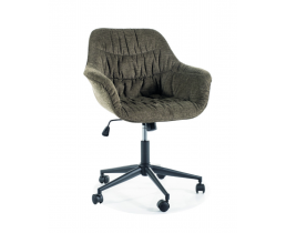 Крісло поворотне Q-213 BREGO оливкове 77