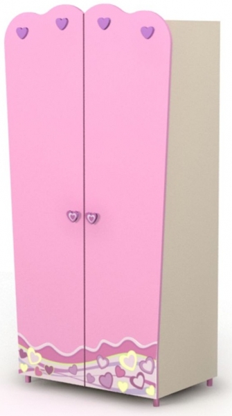 Детский шкаф "Pink Pn-02-1" Дорис