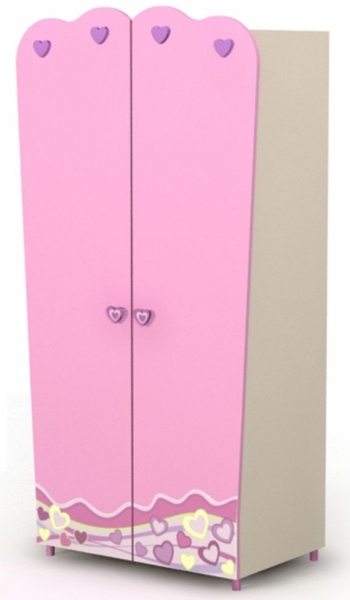 Детский шкаф "Pink Pn-02-2" Дорис
