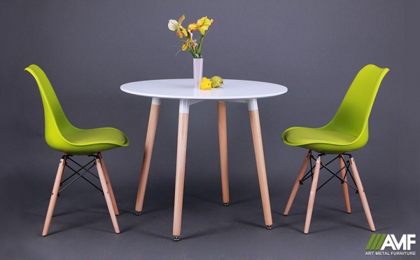 Обеденный комплект Ribes + стулья Aster Wood Green AMF