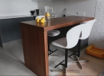 Кутова кухня без ручок в Smart квартиру.