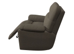  Сіре-коричневе крісло реклайнер з електропроводом для салону краси. Варіант 3. Відео. 3D Огляд