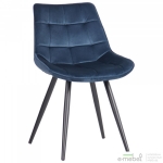 Стул обеденный Bree black/dark sapphire