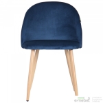 Стілець обідній Sherry beech/blue velvet
