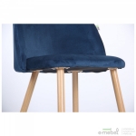 Стілець обідній Sherry beech/blue velvet