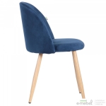 Стілець обідній Sherry beech/blue velvet
