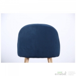 Стілець обідній Sherry beech/blue velvet