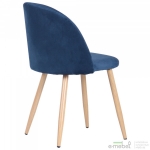 Стілець обідній Sherry beech/blue velvet