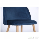 Стілець обідній Sherry beech/blue velvet