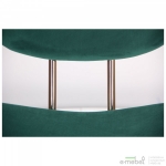 Стілець Alphabet D gold/dark green