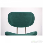 Стілець Alphabet D gold/dark green