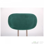 Стілець Alphabet D gold/dark green