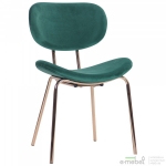 Стілець Alphabet D gold/dark green