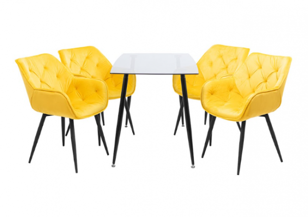 Комплект стіл Італі + стілець Голден Richman  в Україні