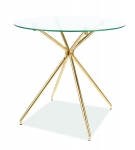 Комплект стіл Azalia + стільці Lira Velvet 4 шт.(Signal) 