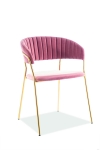 Комплект стіл Azalia + стільці Lira Velvet 4 шт.(Signal) 