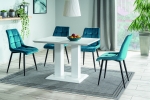 Комплект стол Tower + стулья Chic Velvet 4 шт. (Signal)