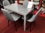 Обідній стіл Damar 100 x 60 см Сірий