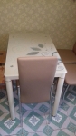 Стол обеденный Damar 100 x 60 см Кремовый