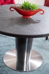 Обідній стіл Orbit 120 Ceramic Сірий Ефект Мрамора/Антрацит