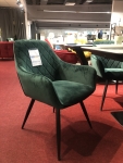 Кресло Linea Velvet Зеленый/Черный