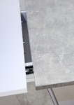 Стіл обідній Torino 140(180)x80 Біла Аляска / Індастріал