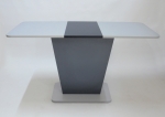 Стол обеденный Cosmo Grey 110(145)x68 см Графит / Серый Камень