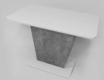 Стол обеденный Cosmo 110(145)х68 см Белая Аляска/Индастриал