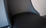 Стул Энди металл сиденье экокожа 580x580x835 черный