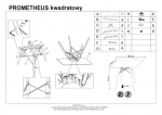 Стол обеденный Prometheus Halmar квадратный белый