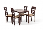 Обеденный комплект Бруклин (темный орех) стол+4 стула (Микс-Мебель) 