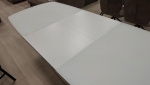 Стол ARMANI белый мат 160(220)X90